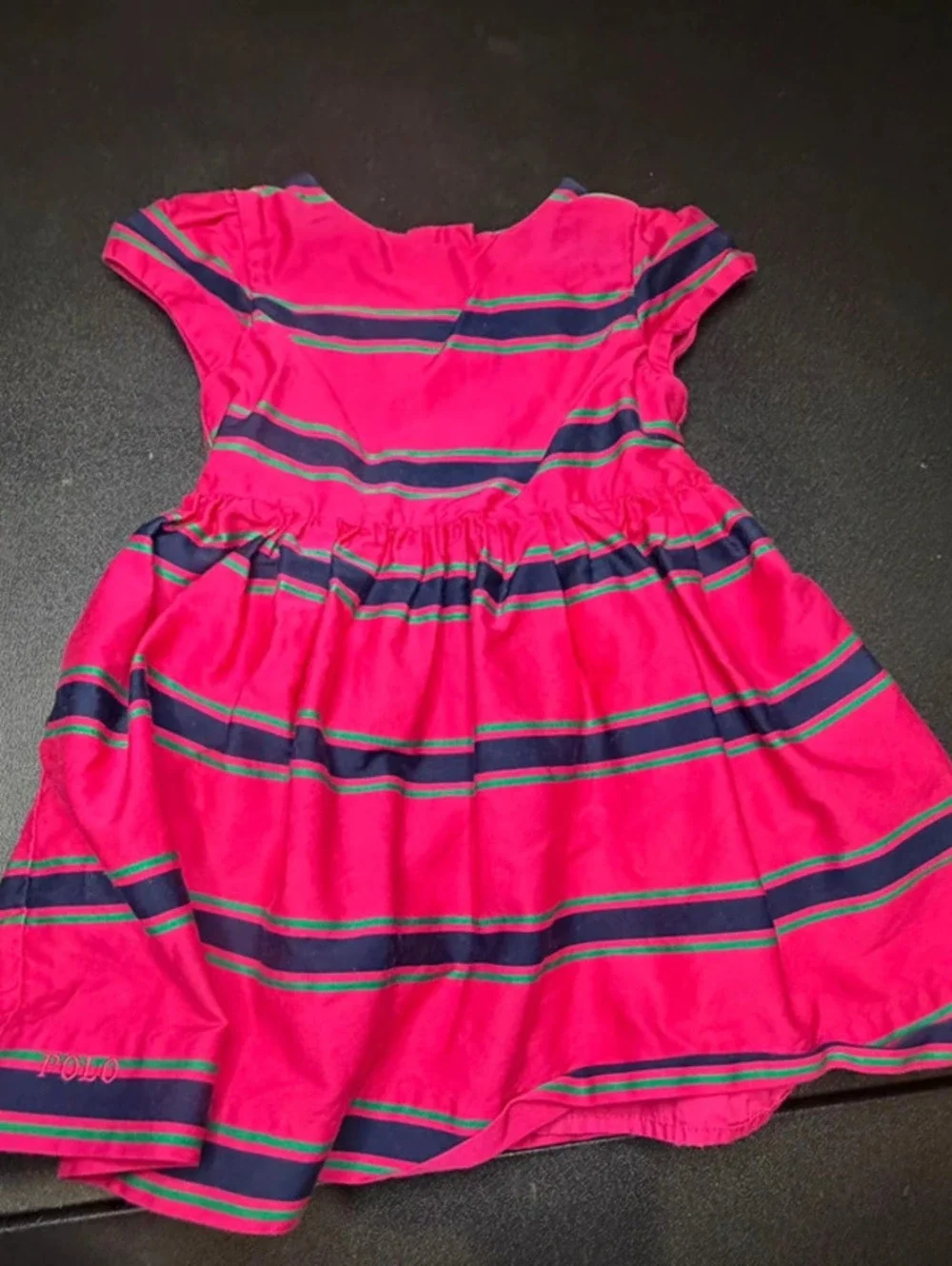 Polo Ralph Lauren Baby Girl Striped Dress – 12 Months